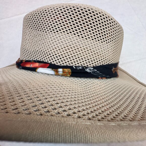 Cabana Breathable Wide Brim Sun Safari Cabana style Hat. Size Small. New main image 8